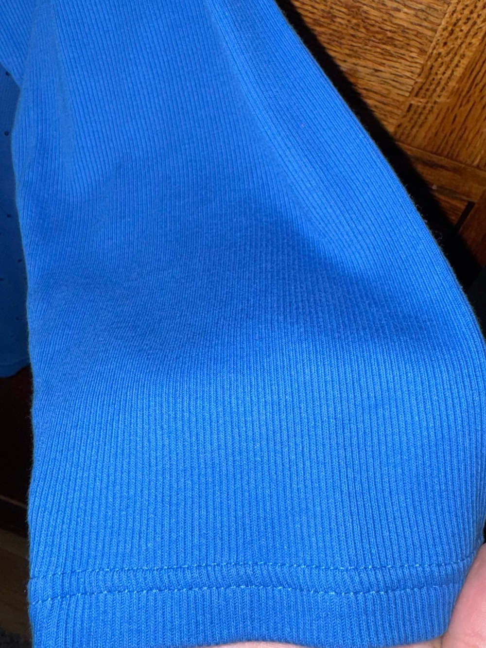 QVC Royal Blue Sequin Embellished Top - Picture 4 of 7